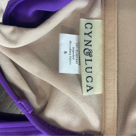 Never Worn Purple Cut Out Swimsuit - Picture 4 of 4